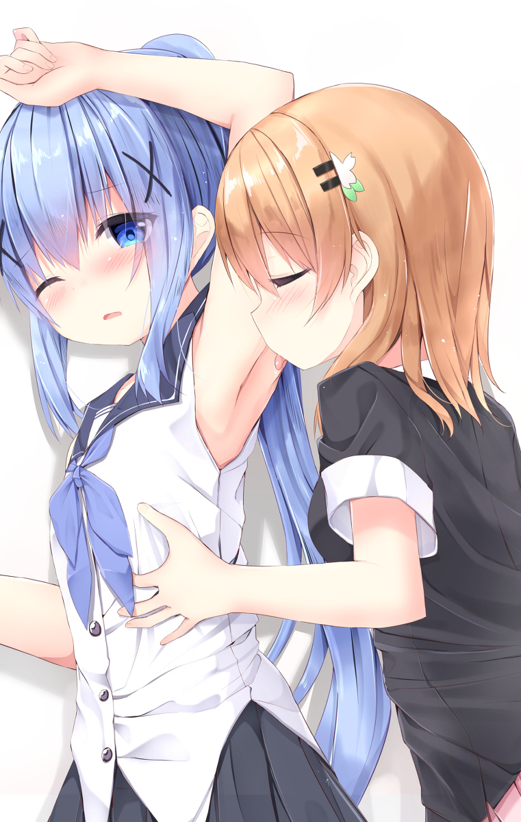 Is the Order a Rabbit? - Anime art, , , , , Cocoa, Yuri, Gochuumon wa usagi desu ka?, Kafuu chino