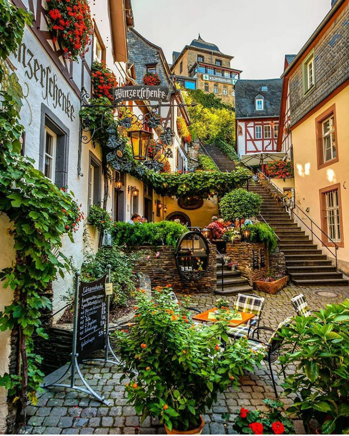 Bilstein, Germany - Germany, , The street, Greenery, Steps