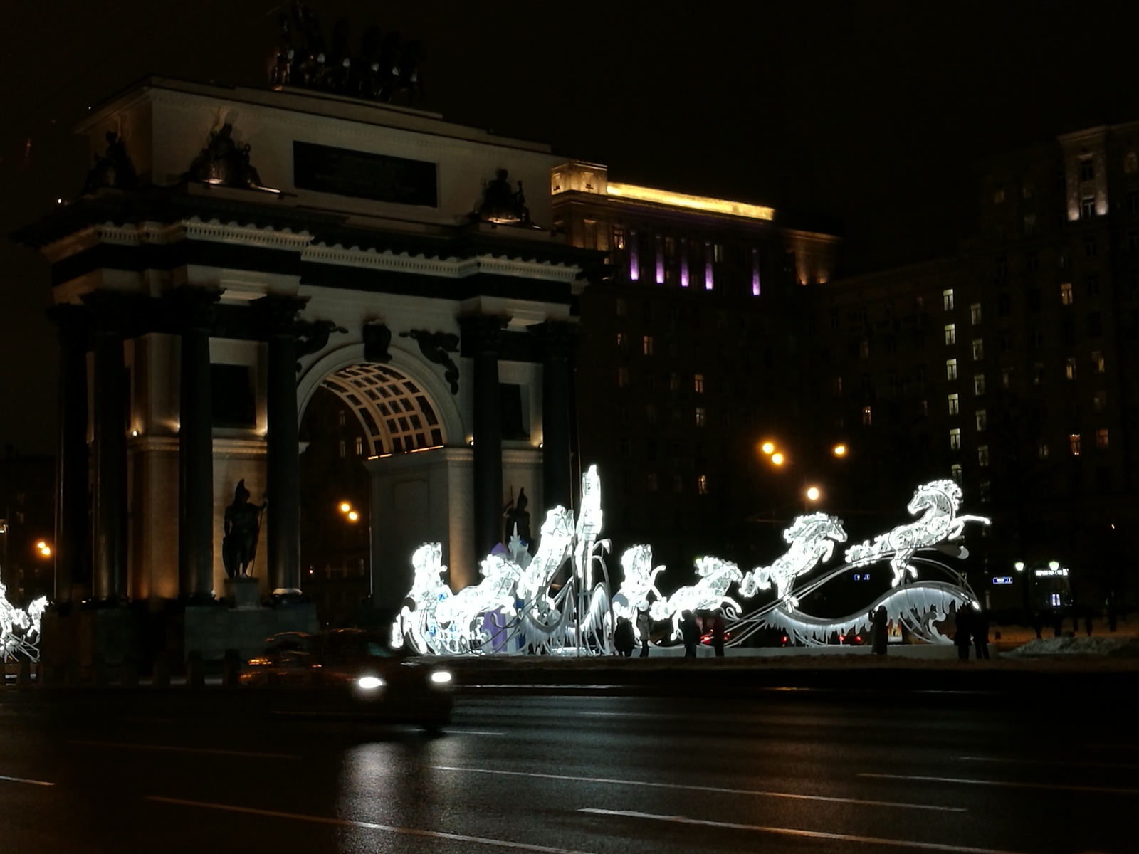 Новогодняя Москва - Моё, Мобильная фотография, Москва, Новый Год, Длиннопост