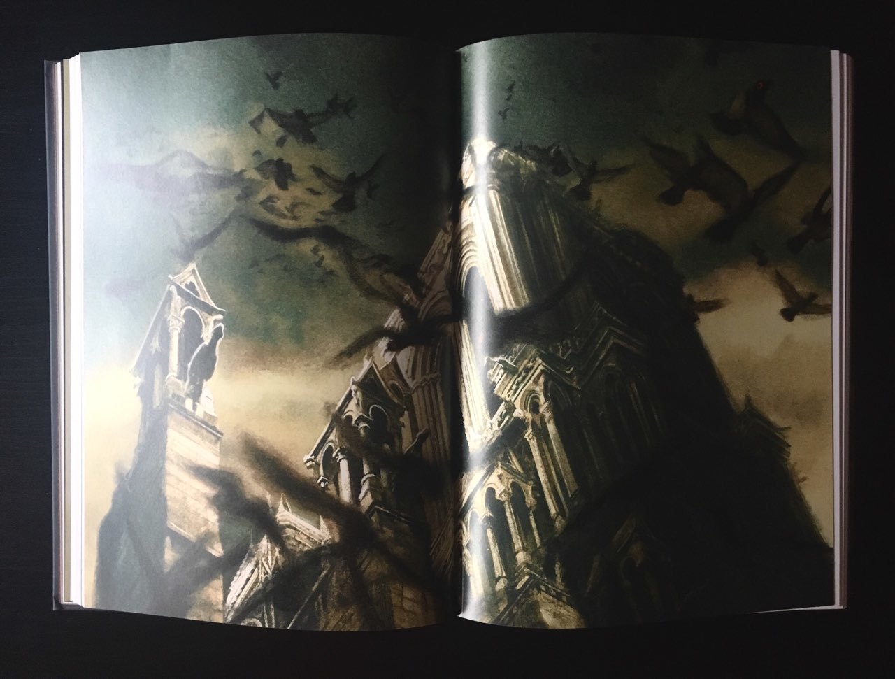 The book Notre Dame Cathedral by V. Hugo with illustrations by Benjamin Lacombe - My, Books, Illustrations, Notre dame cathedral, Victor Hugo, , , Longpost, Excerpt from a book