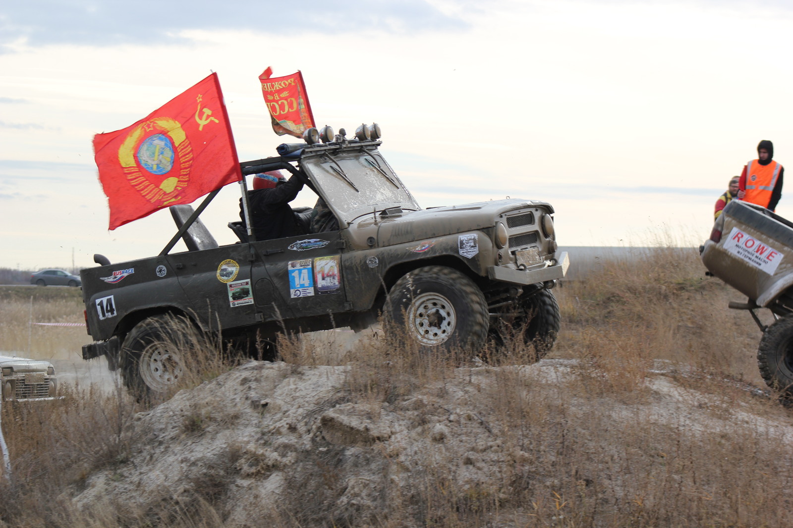 Day of the motorist Zauralsky tract Kurgan. - My, Off-road sports, Mound, Motorist's Day, Longpost