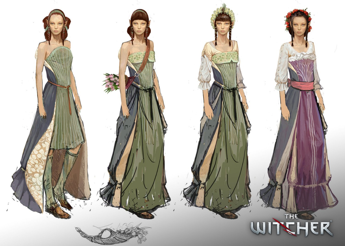 Witcher Fact #11 - Witcher, Concept Art, Triss Merigold, Zerricans, Translation, Longpost