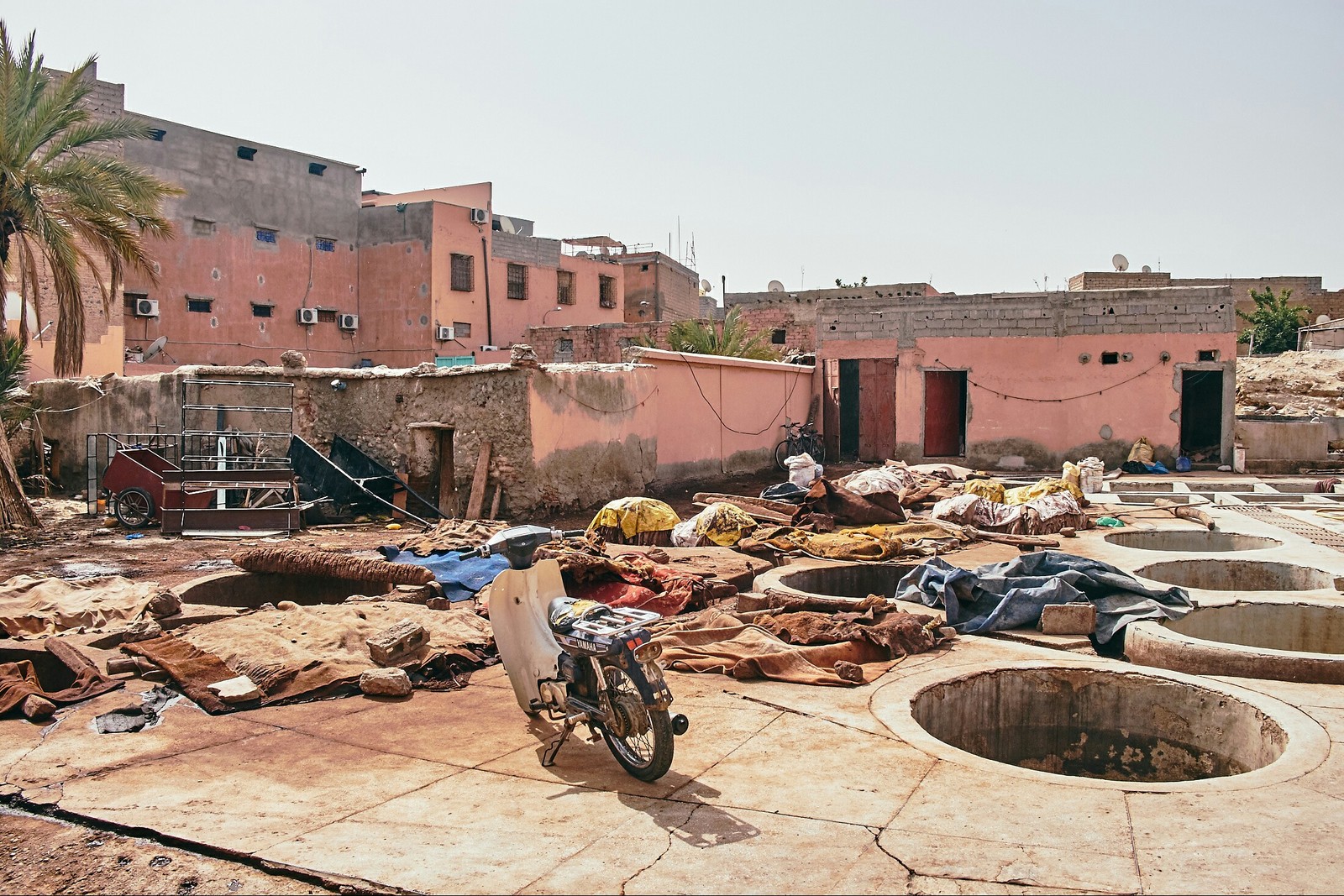 Circle Morocco: Tanneries of Marrakech - My, Travels, Longpost, Morocco, Marrakech, Leather, Arabs