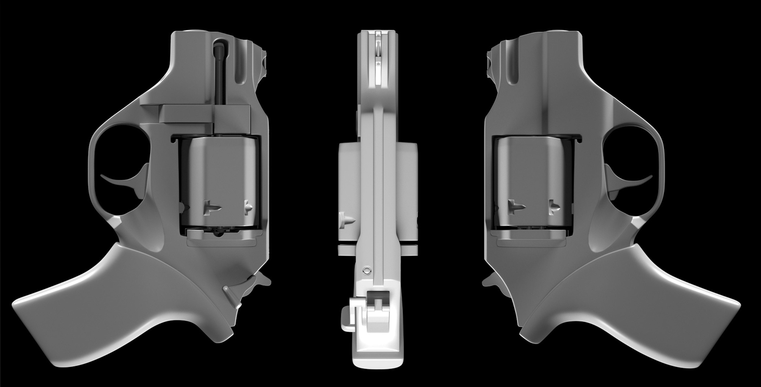 Through the thorns... - My, 3DS max, Weapon, Shotgun, Gamedev, 3D graphics, Zbrush, Highpoly, 3D modeling, Longpost