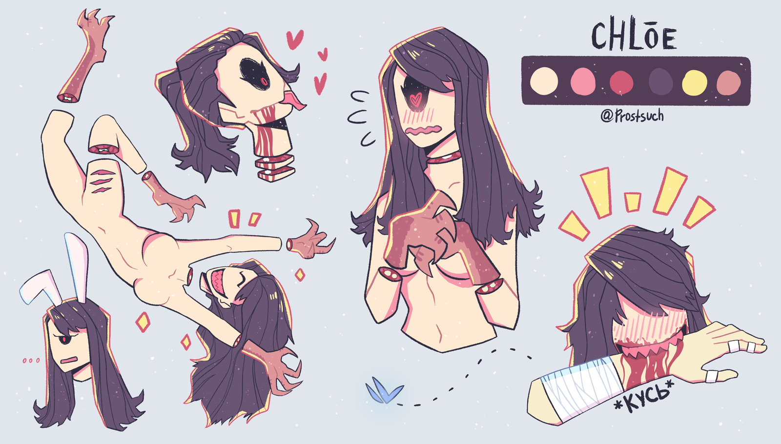 Chloe - My, , Reference, Stickers