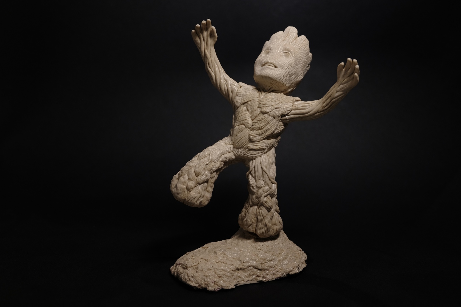 How I sculpted Baby Groot - My, Groot, , Лепка, Guardians of the Galaxy, Guardians of the Galaxy Vol. 2, Comics, Marvel, , Longpost