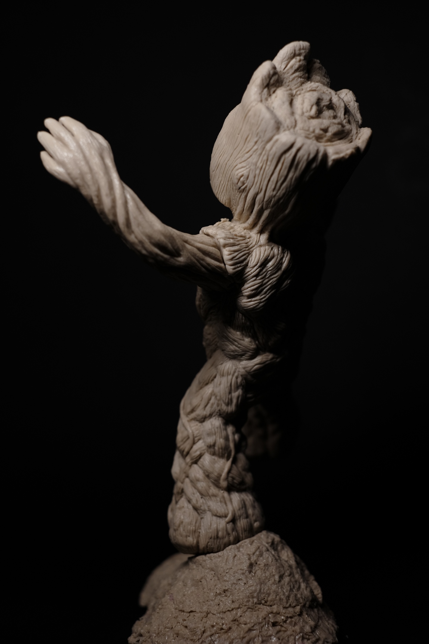 How I sculpted Baby Groot - My, Groot, , Лепка, Guardians of the Galaxy, Guardians of the Galaxy Vol. 2, Comics, Marvel, , Longpost