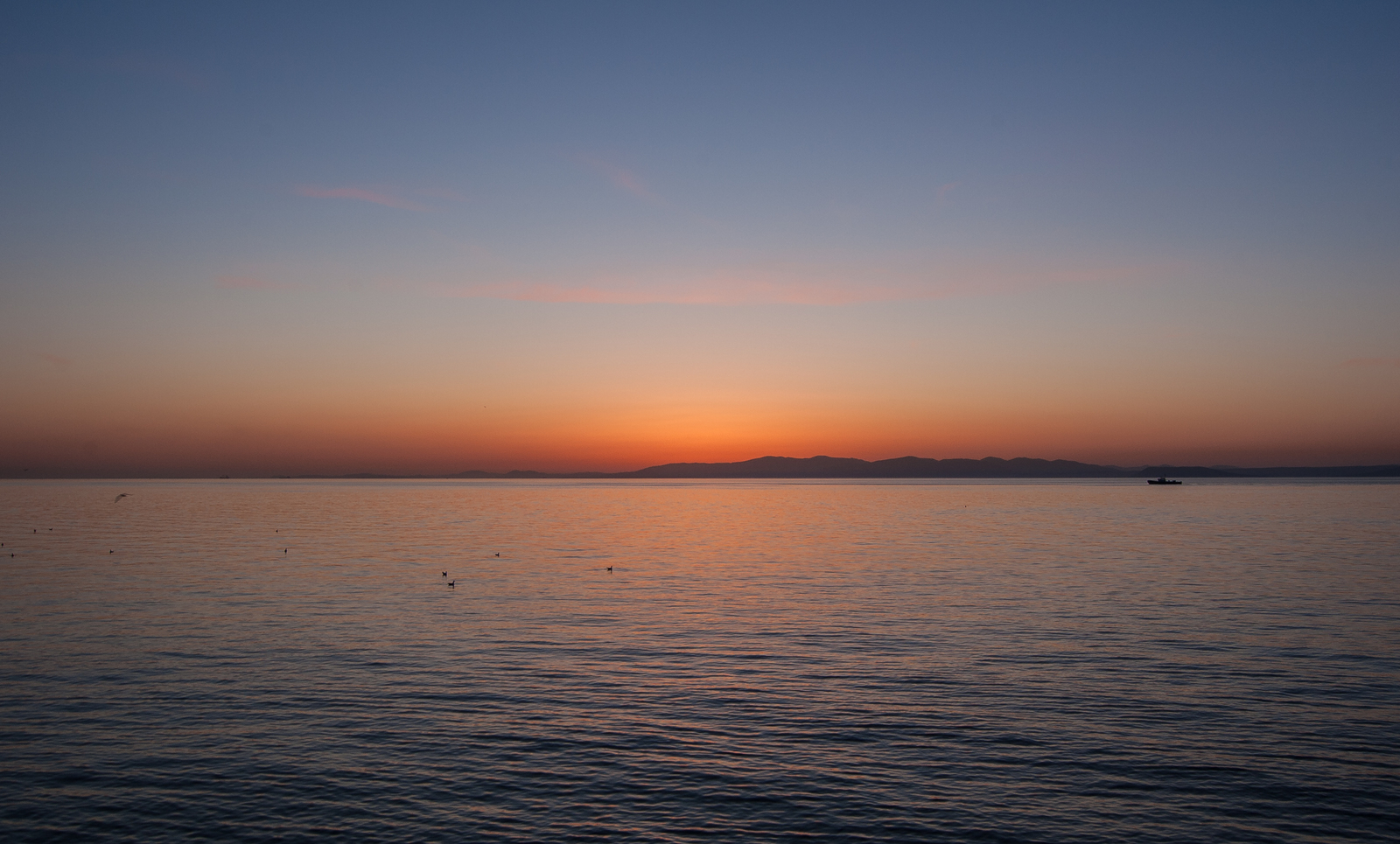 It was warm... - My, Vladivostok, Sunset, Sea, Nikon, Nikon D40