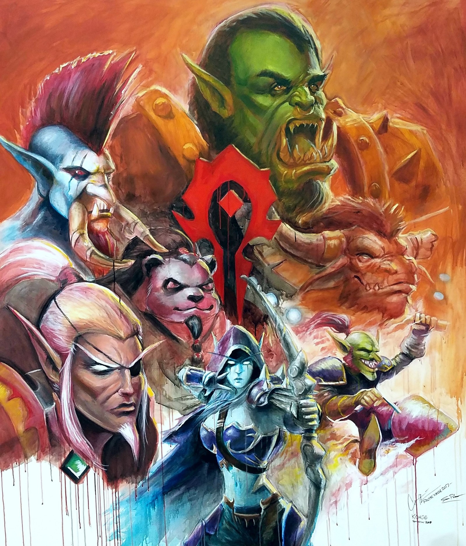 Horde by Chamille Mies - World of warcraft, Battle for Azeroth, Horde, , Blizzard, Wow, Game art