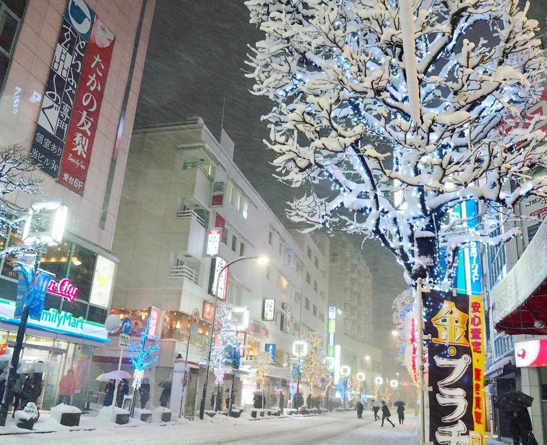 Tokyo in winter - Tokyo, Japan, Winter, Snow, Longpost