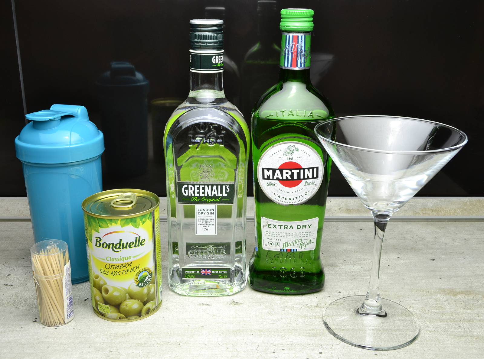 Classic cocktail Martini Dry - My, Alcohol, Cocktail, Bar, Recipe, Longpost, Classic, 