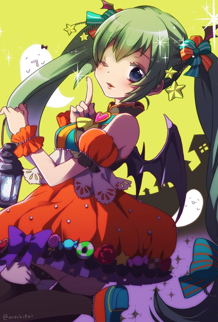 Happy Halloween to you! - Anime, Not anime, Vocaloid, Hatsune Miku, Anime art