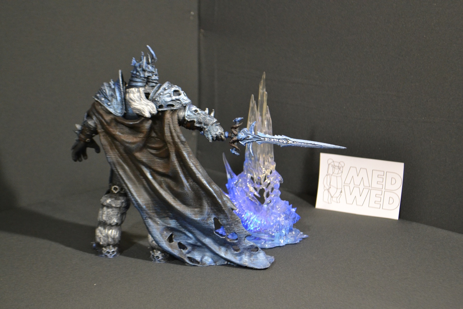 Lich King on a 3d printer. - My, 3D printer, 3D печать, Craft, Longpost, World of warcraft, 