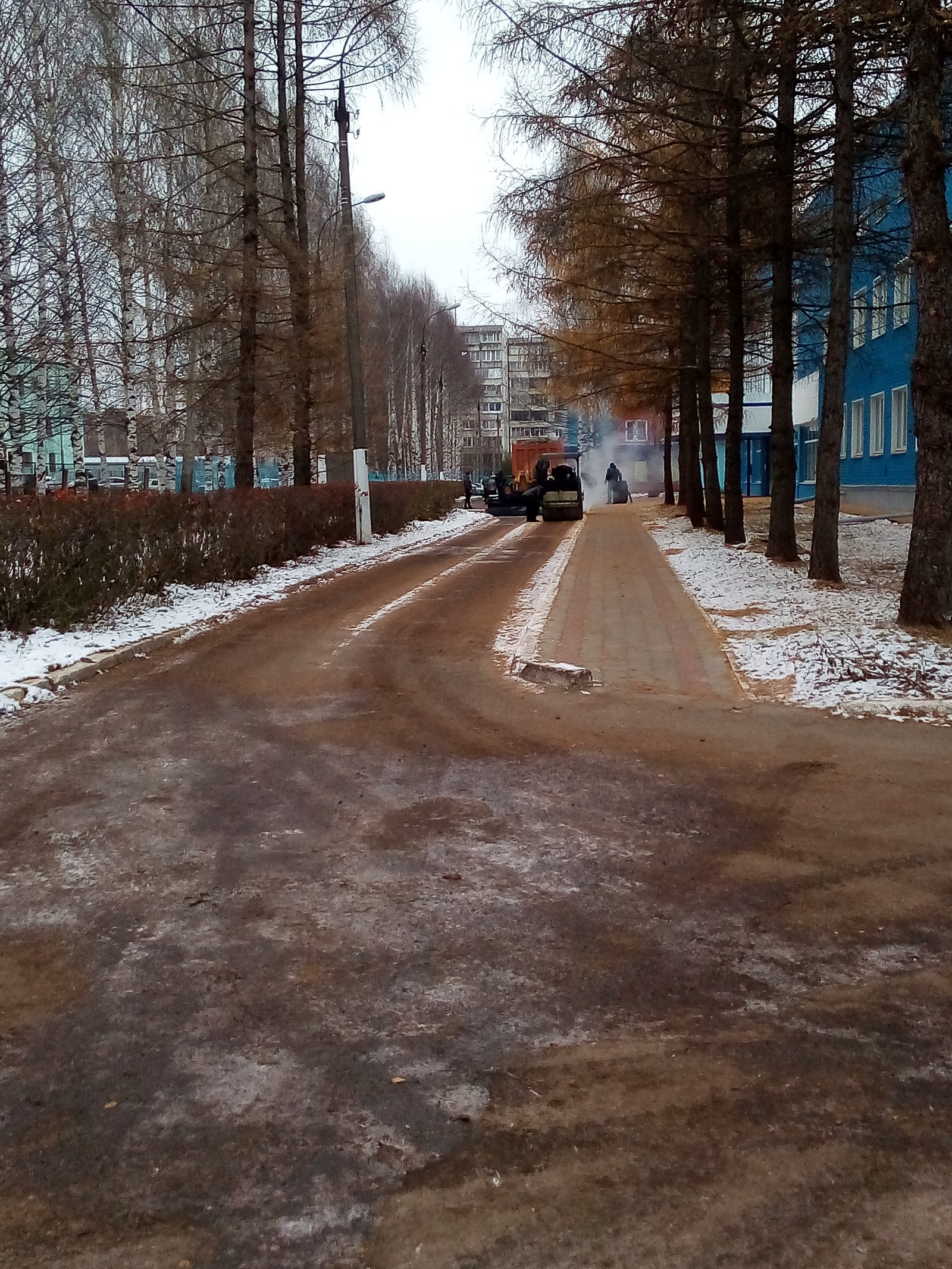 New technologies - My, Asphalt, Snow, Longpost