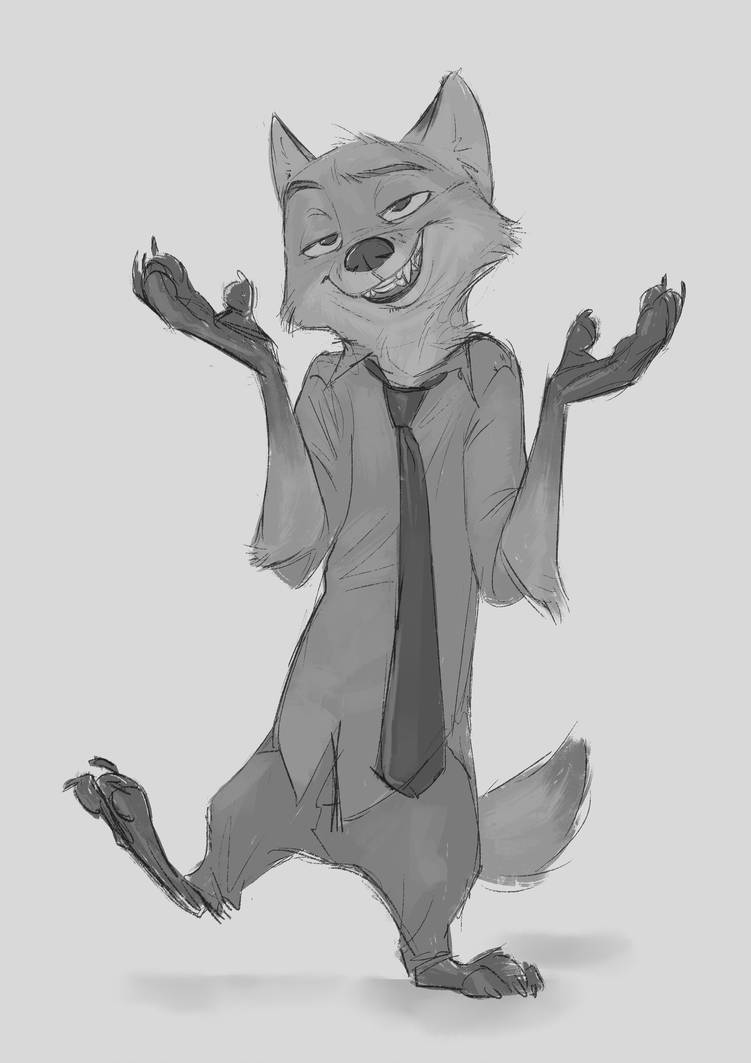 Professional swindler - Monoflax, Nick wilde, Zootopia