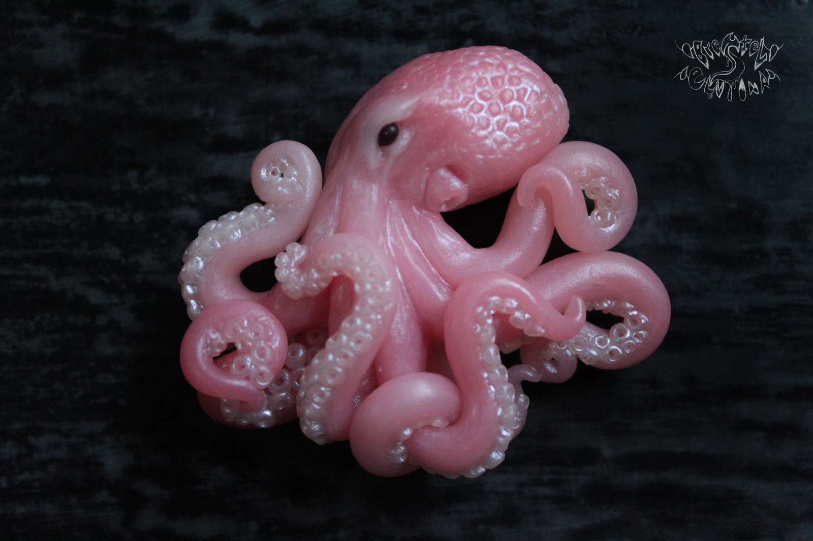 Thermochromic octopuses made of polymer clay - My, Polymer clay, Octopus, Longpost