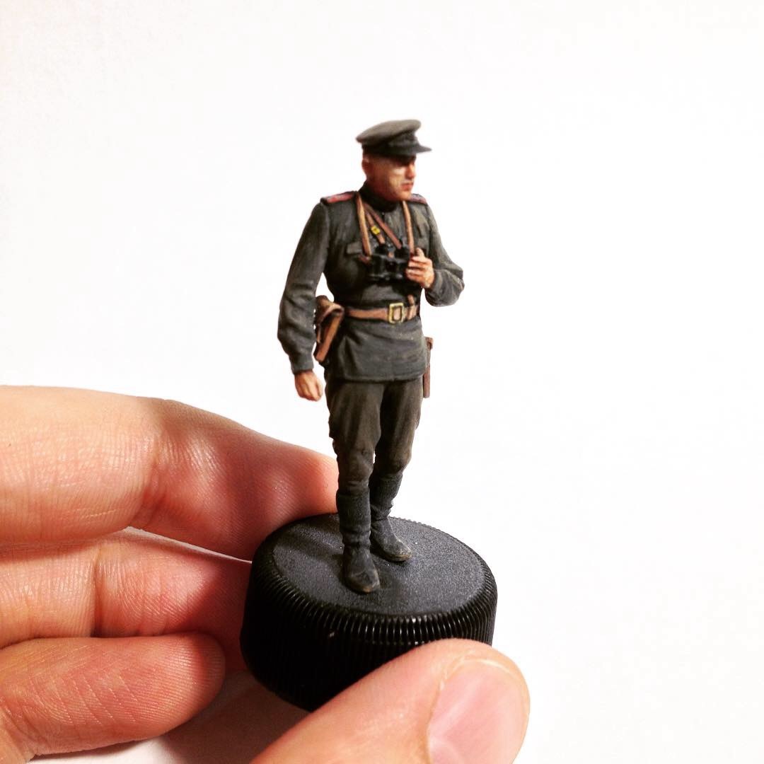 Little hobby. Infantry of the Red Army 1943-1945 - My, Sunkpainting, Modeling, Toy soldiers, Tempera, Longpost