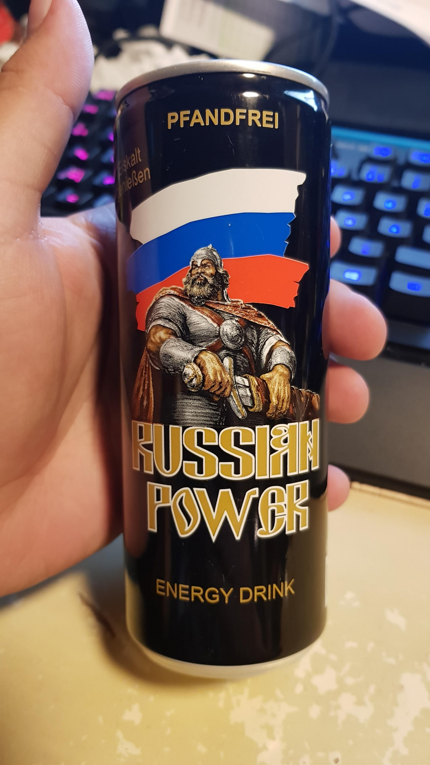 Новый напиток - Энергетики, Russian power