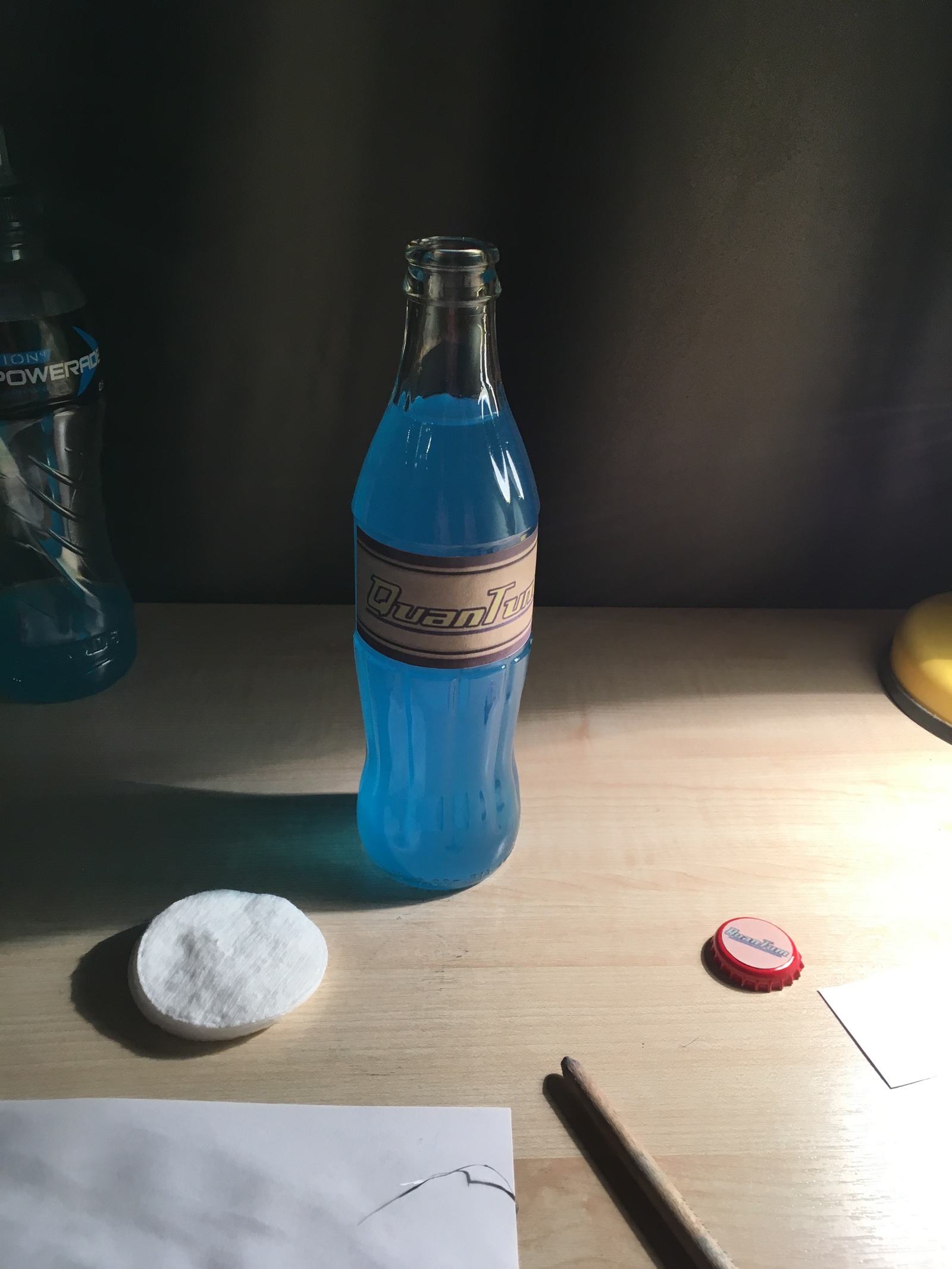 Quantum Yader-Cola from the World of Fallout (Long Post) - My, Needlework with process, Fallout, Nuka Cola, Longpost