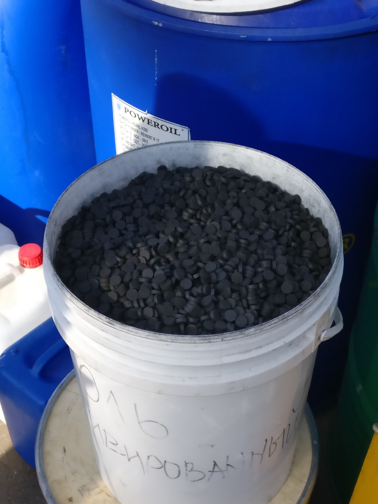 Bucket of activated carbon - My, Bazaar, Activated carbon, Bucket