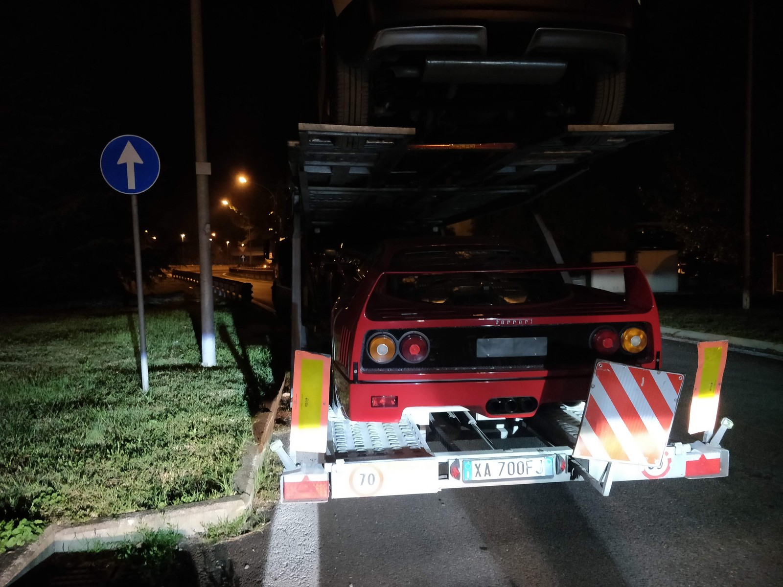 transportation - My, Ferrari F40, Italy, Auto transporter, Travels, Video, Longpost