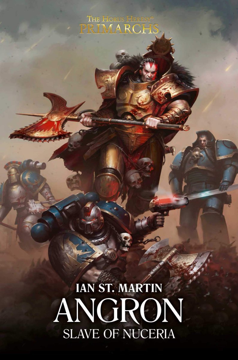 Cover for a new book from the Primarchs series - Warhammer 30k, Black library, Wh News, Angron, World eaters