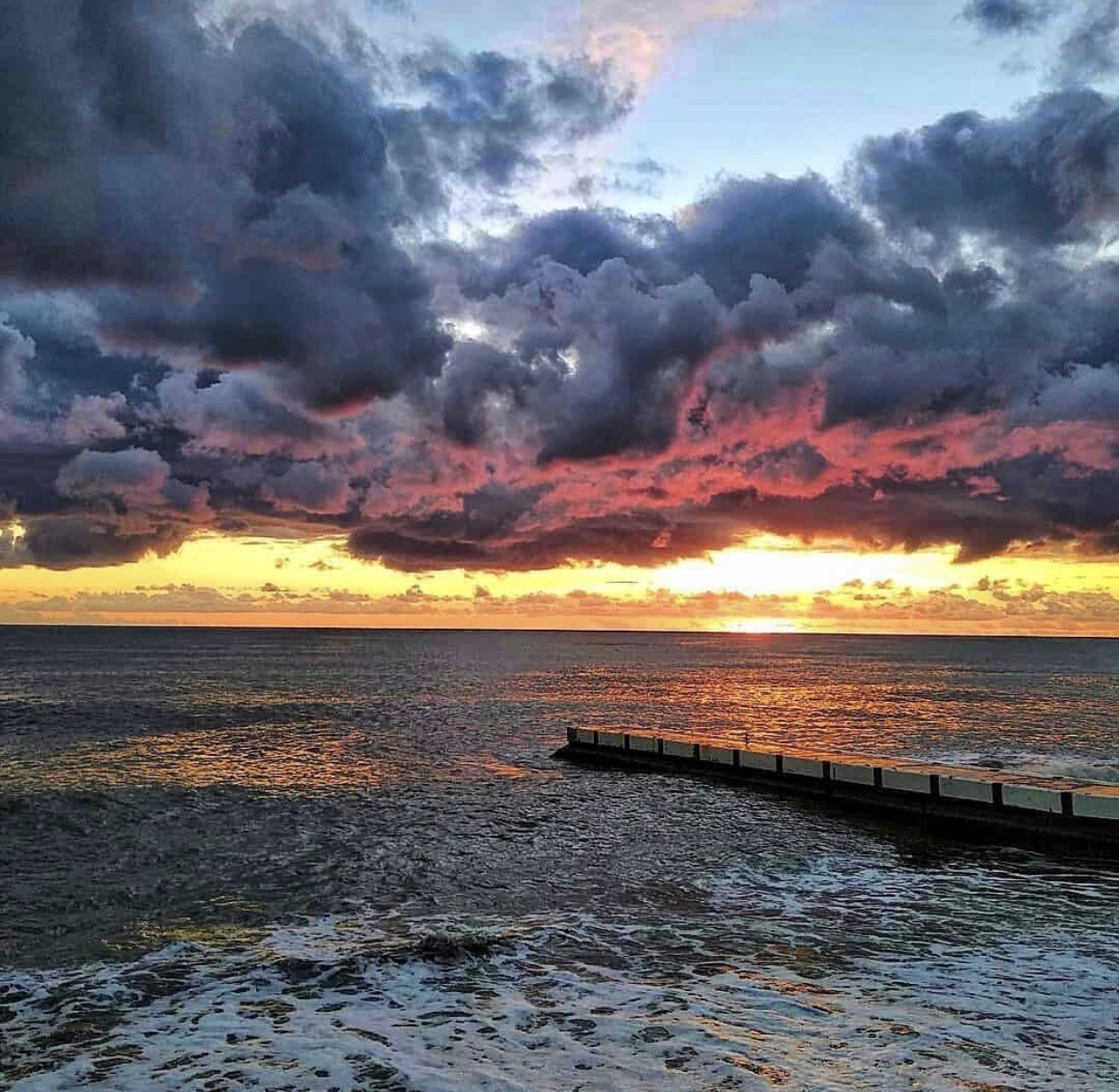 Красота закатов - Моё, Сочи, Море, Черное море