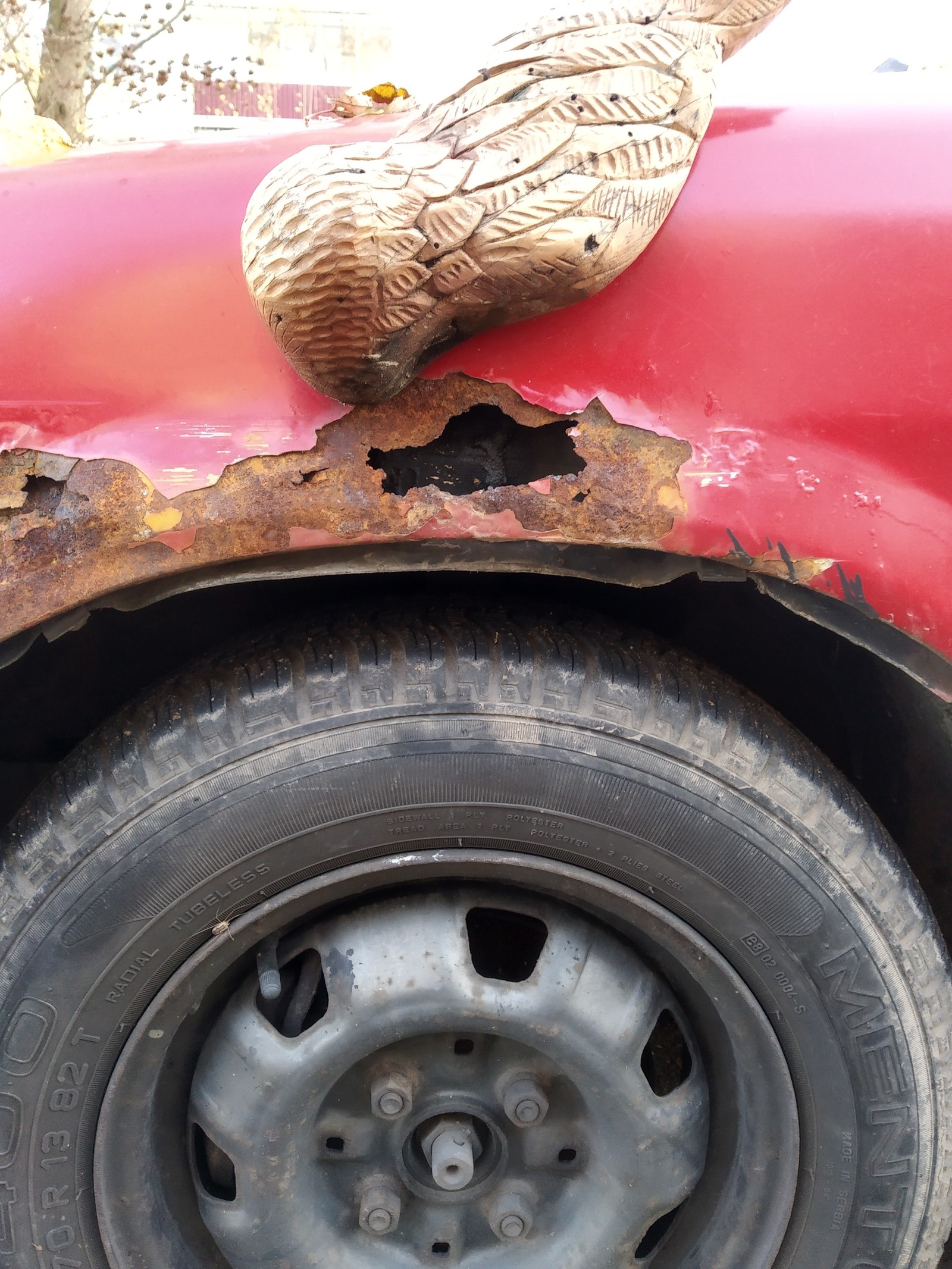 disguised - My, Auto, Woodpeckers, Corrosion, Longpost