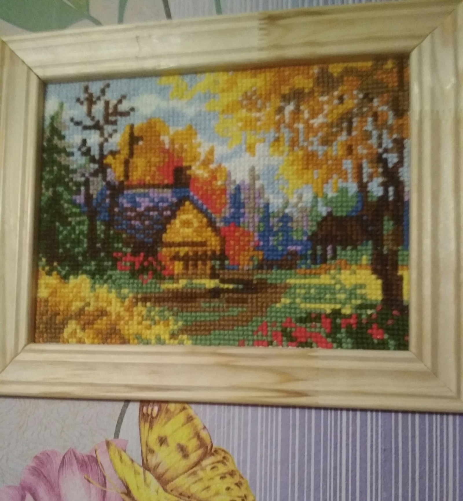 Creativity corner - My, Needlework without process, Cross-stitch, Diamond mosaic, Longpost