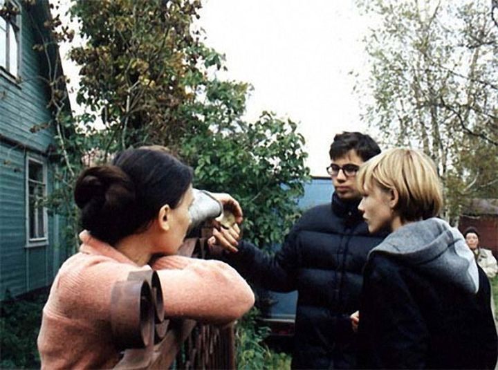 Photos from the filming of the film Sisters 2001 - The photo, Sergey Bodrov, Oksana Akinshina, Sister, Movies, Interesting, Longpost, Sisters