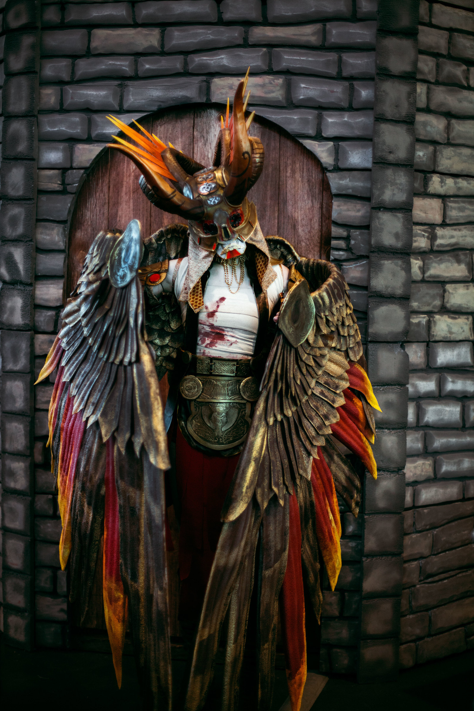 DIY Isolon Wings (Valkyrie Gondul cosplay from God of War 4) - Cosplay, , God of war, Wings, Valkyrie, With your own hands, Izolon, Longpost