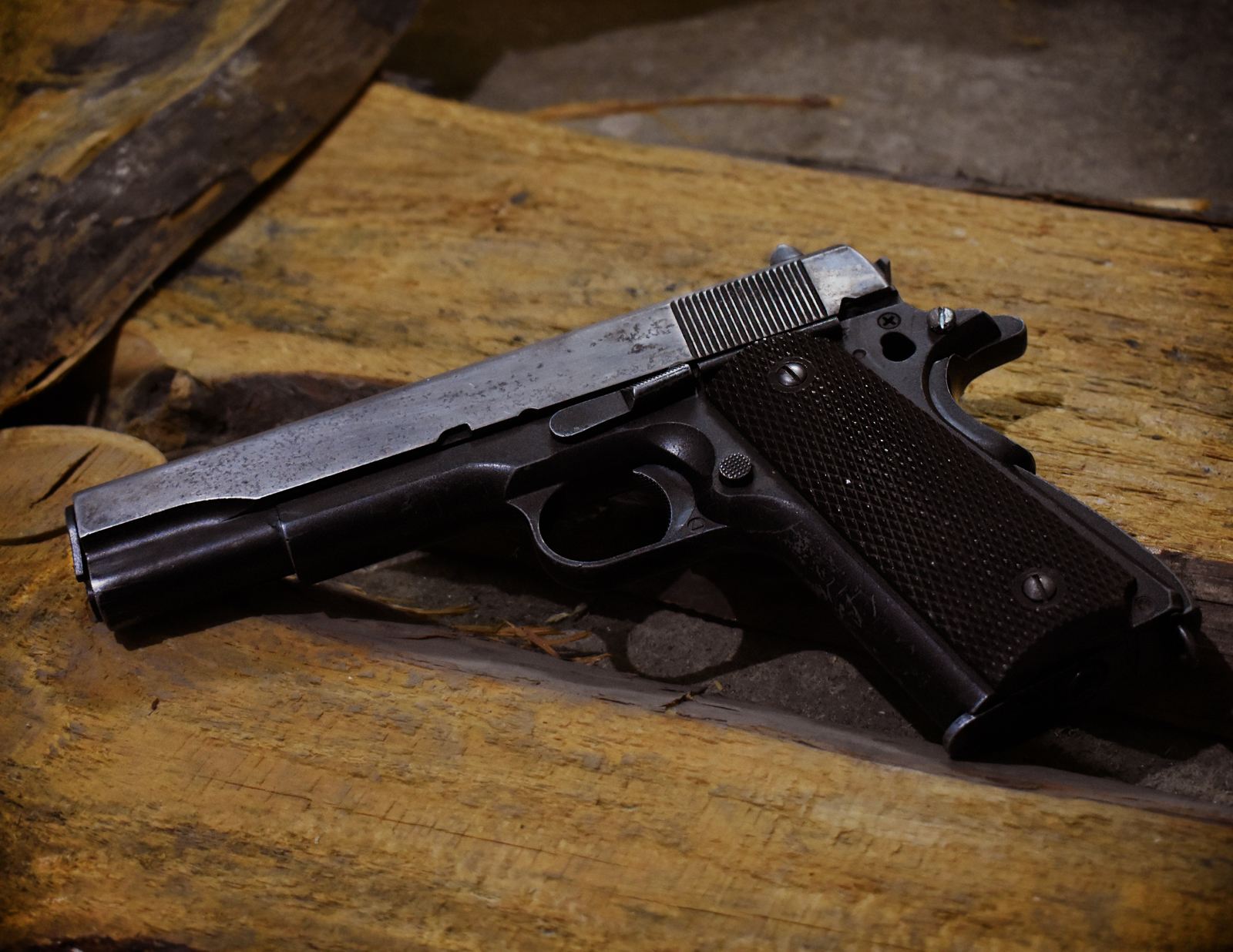 Replica Colt 1911 - My, The photo, Pistols, Colt1911, Beginning photographer, Longpost