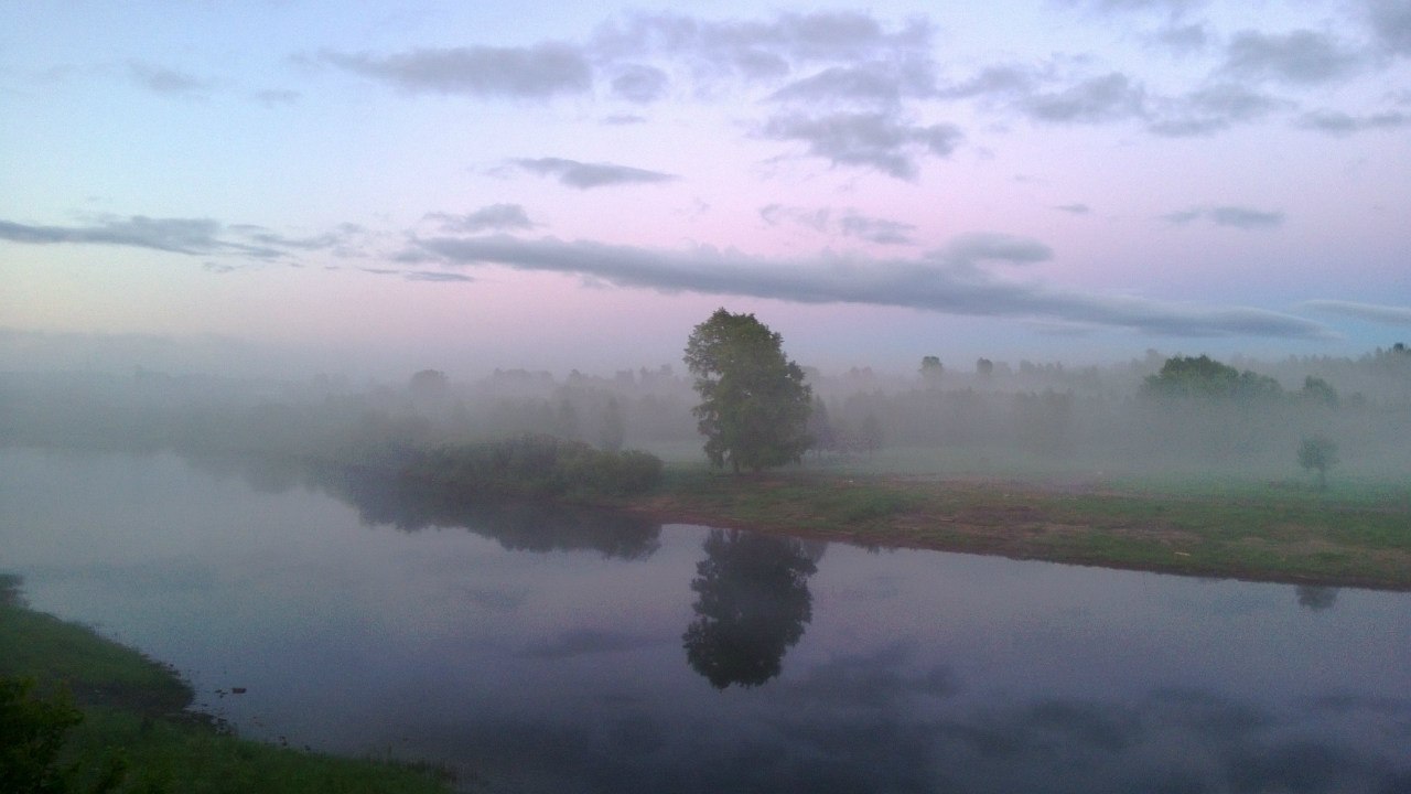 summer mist - My, Ukhta, Tuma, Fog, The photo, Not new, Longpost