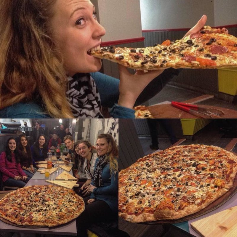 In a pizzeria in Dublin you can eat pizza for free and earn money - Pizza, Challenge, Challenge accepted, Longpost