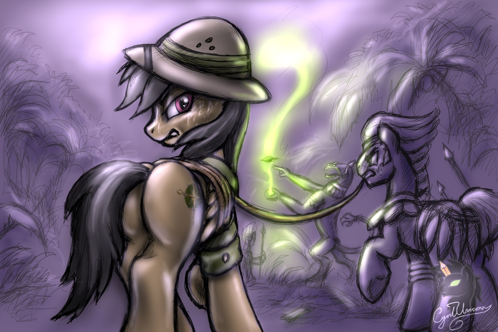 In captivity - My little pony, Daring do, Ahuizotl, MLP Edge