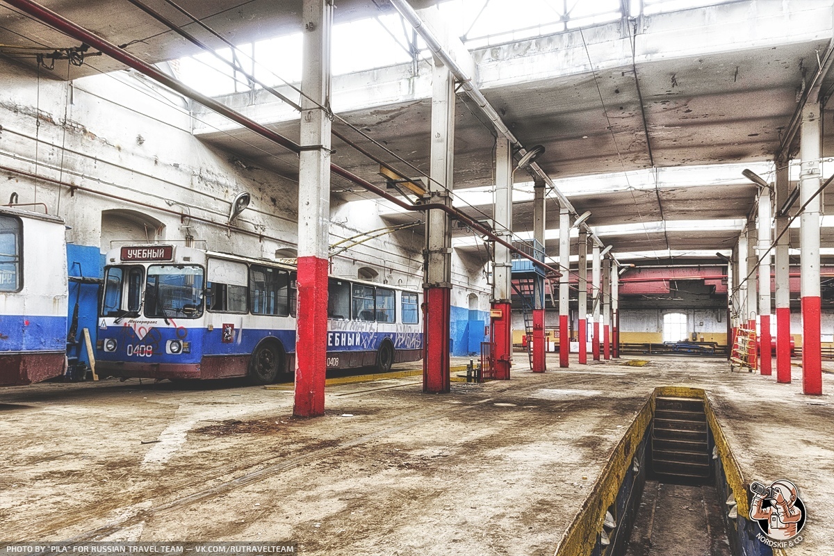 Abandoned trolleybus depot with a rich history - My, Urbanfact, , Trolleybus, Mosgortrans, Longpost