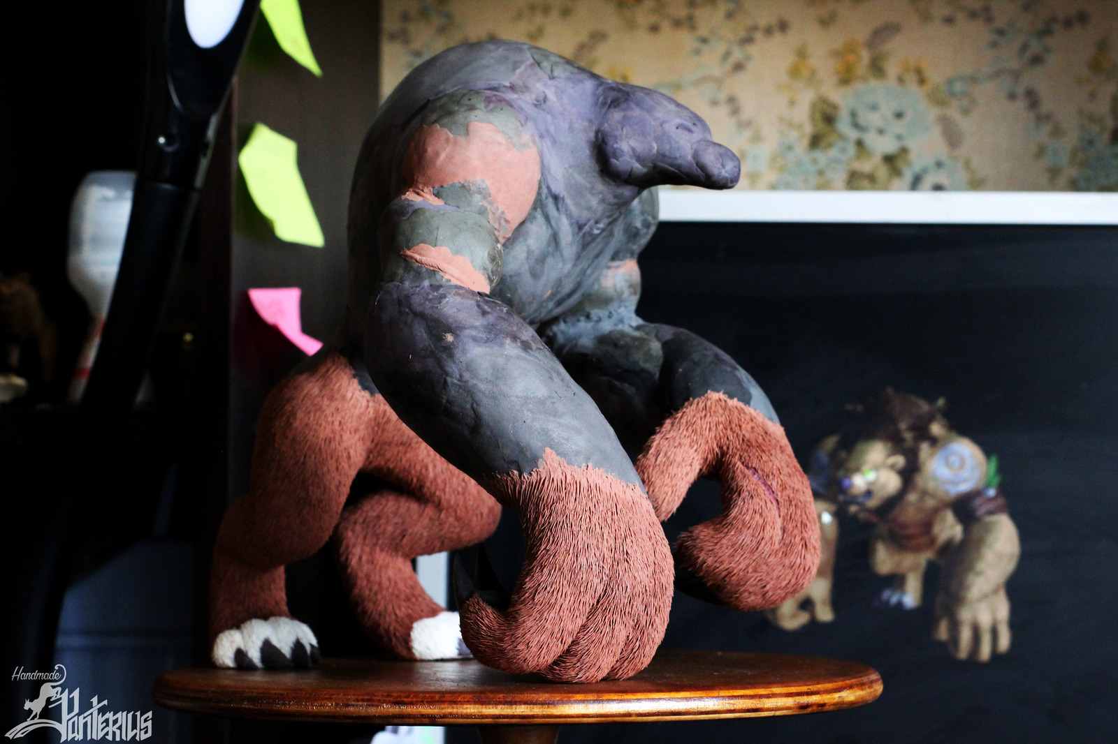 Might of the Grizzled Maw handmade figurine(World of Warcraft) - My, Druid, Wow, World of warcraft, Figurine, Handmade, The Bears, Warcraft, Longpost, Figurines