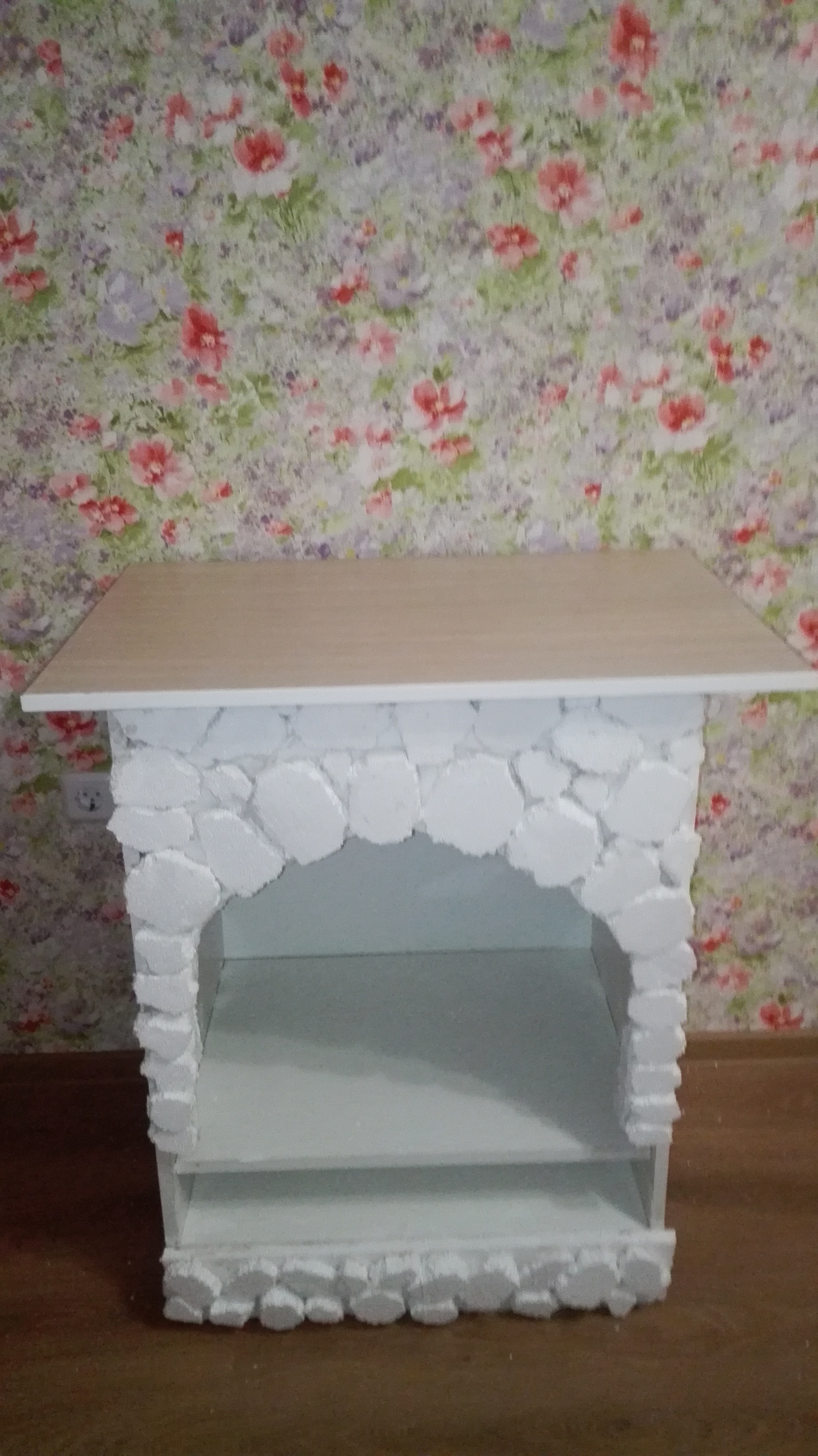 Do-it-yourself false fireplace at no cost - My, With your own hands, Freebie, Longpost