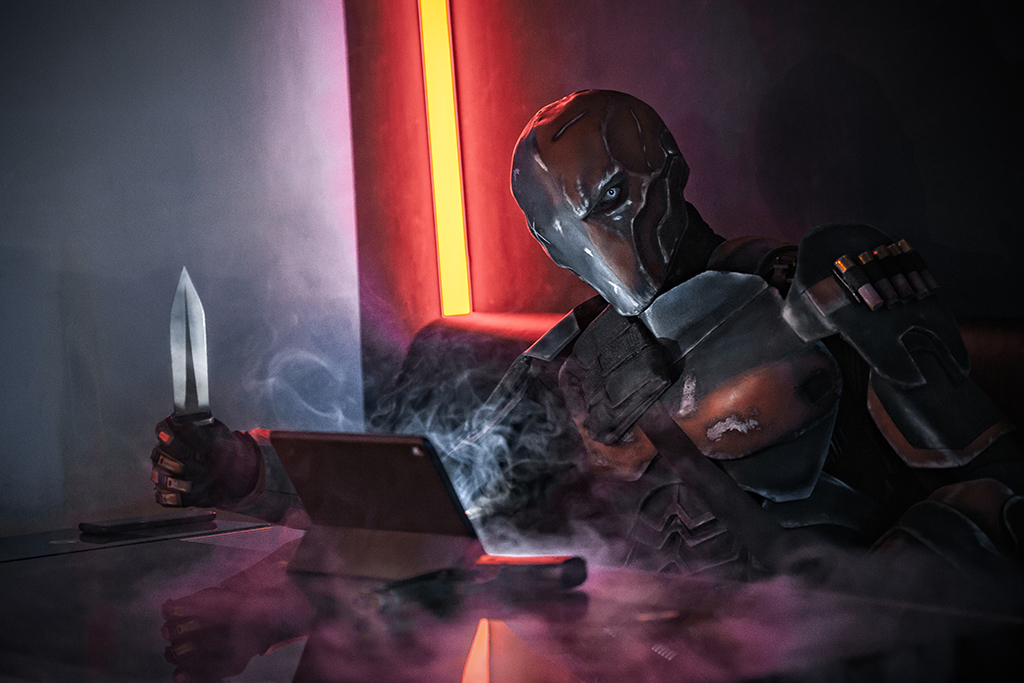 Deathstroke - My, Dc comics, Omega N, Cosplay, Deathstroke, The photo, Longpost, Coub