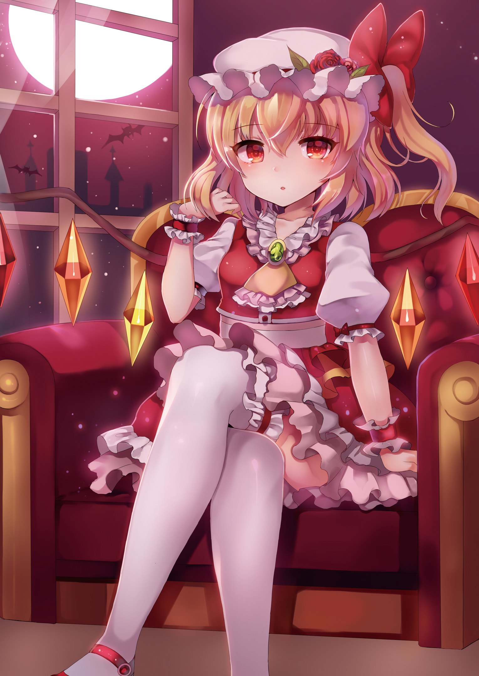 Some scarlet devil to you - Touhou, Loli, Anime art, Flandre scarlet