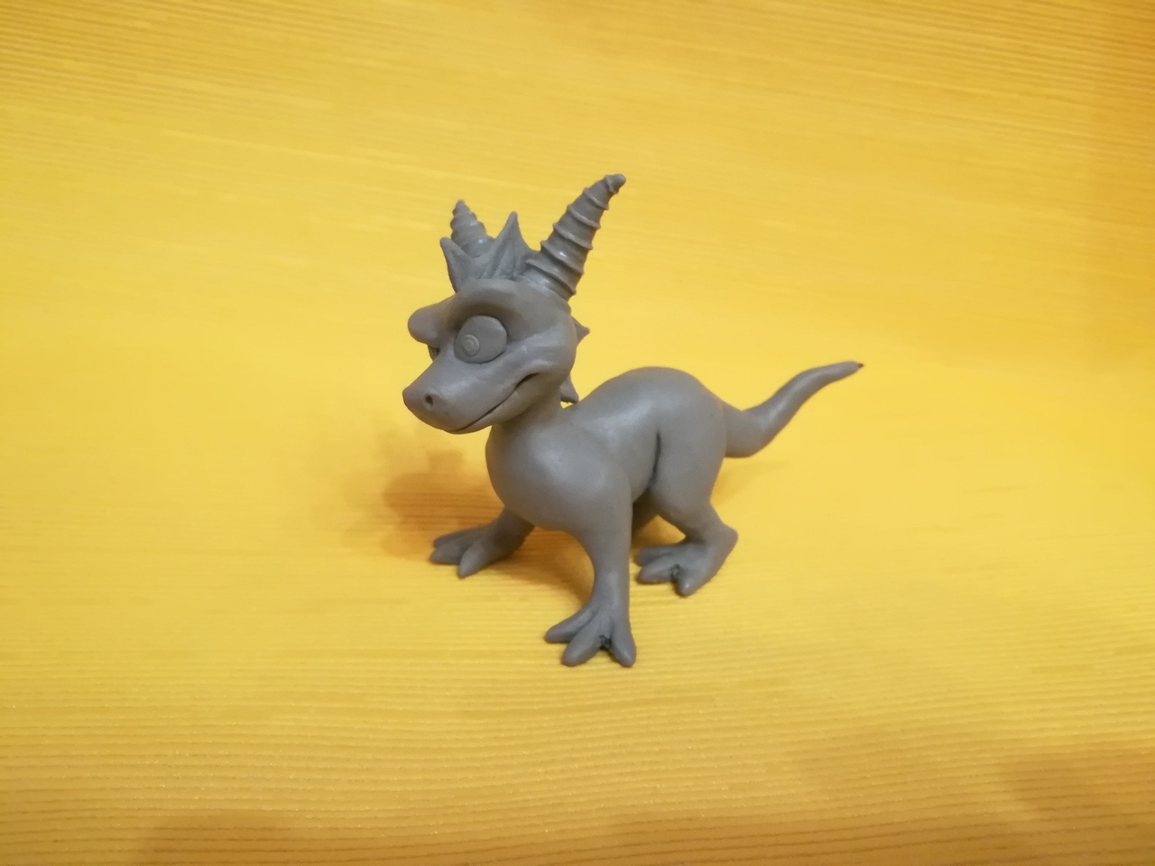 Spyro figurine. With the creation process - My, , Spyro, Figurine, The Dragon, , Handmade, Needlemen, Needlework with process, Longpost, Figurines