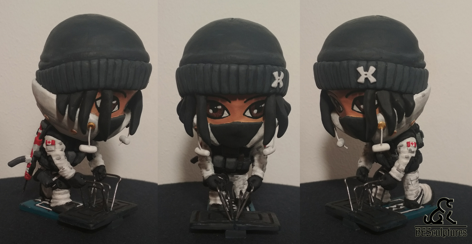 Chibi Frost - My, Tom clancy's rainbow six siege, Polymer clay, Handmade, Figurine, Video, Longpost, Figurines