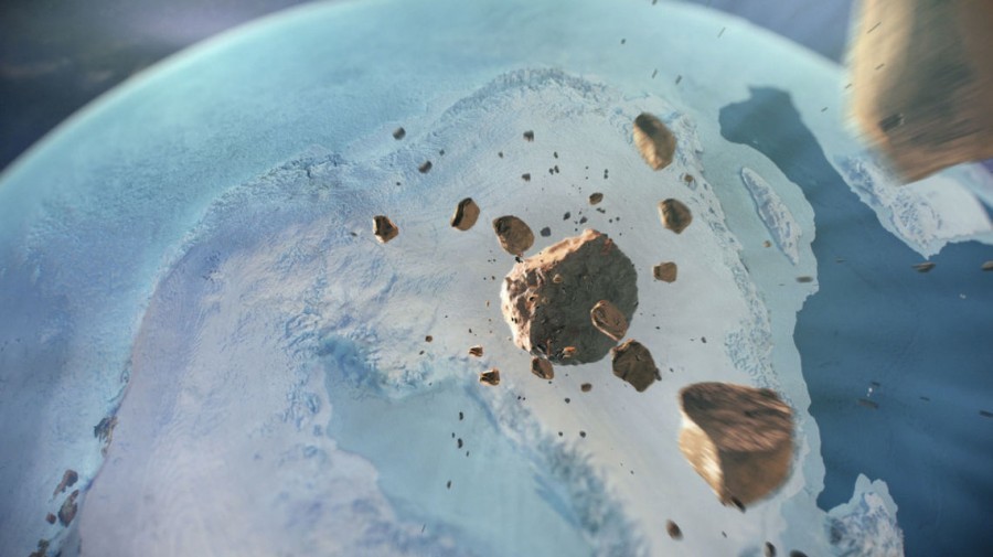 Large crater discovered under Greenland ice sheet - Greenland, Crater, Video, Longpost, Glacier, Research