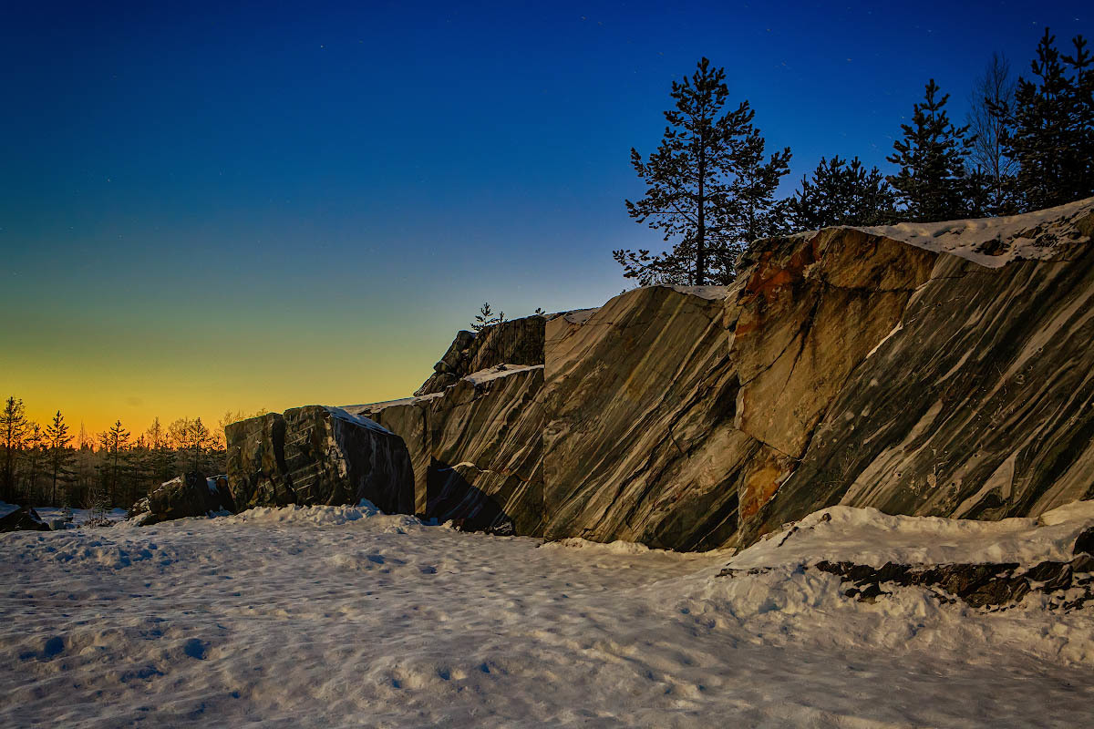 Winter Ruskeala - My, Ruskeala, Карелия, Winter, beauty of nature, Travels, Longpost