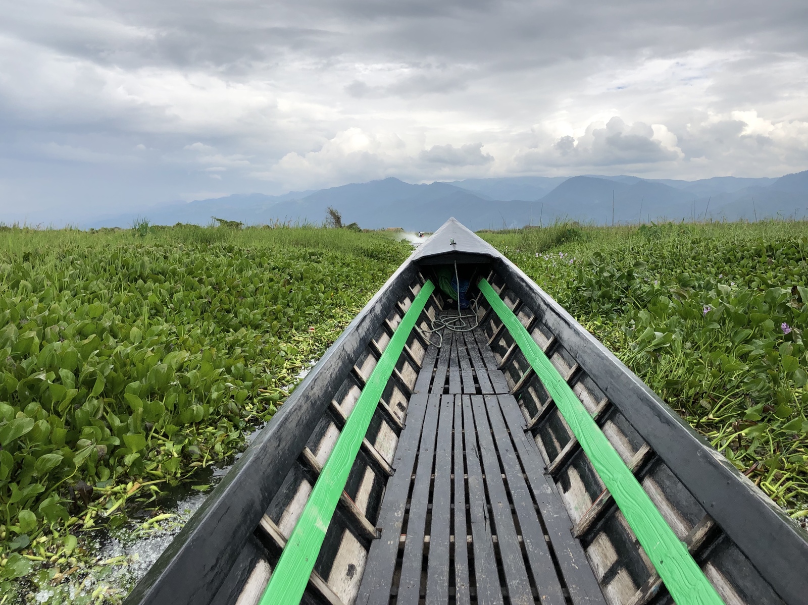 Floating speed bump - My, Myanmar, Travels, Interesting, Speed ??bump, Lake