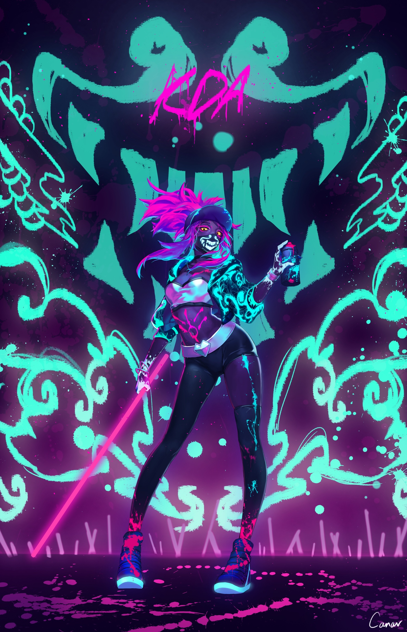 K/DA Akali - Akali, League of Legends, KDA, Арт, Игры, Компьютерные игры