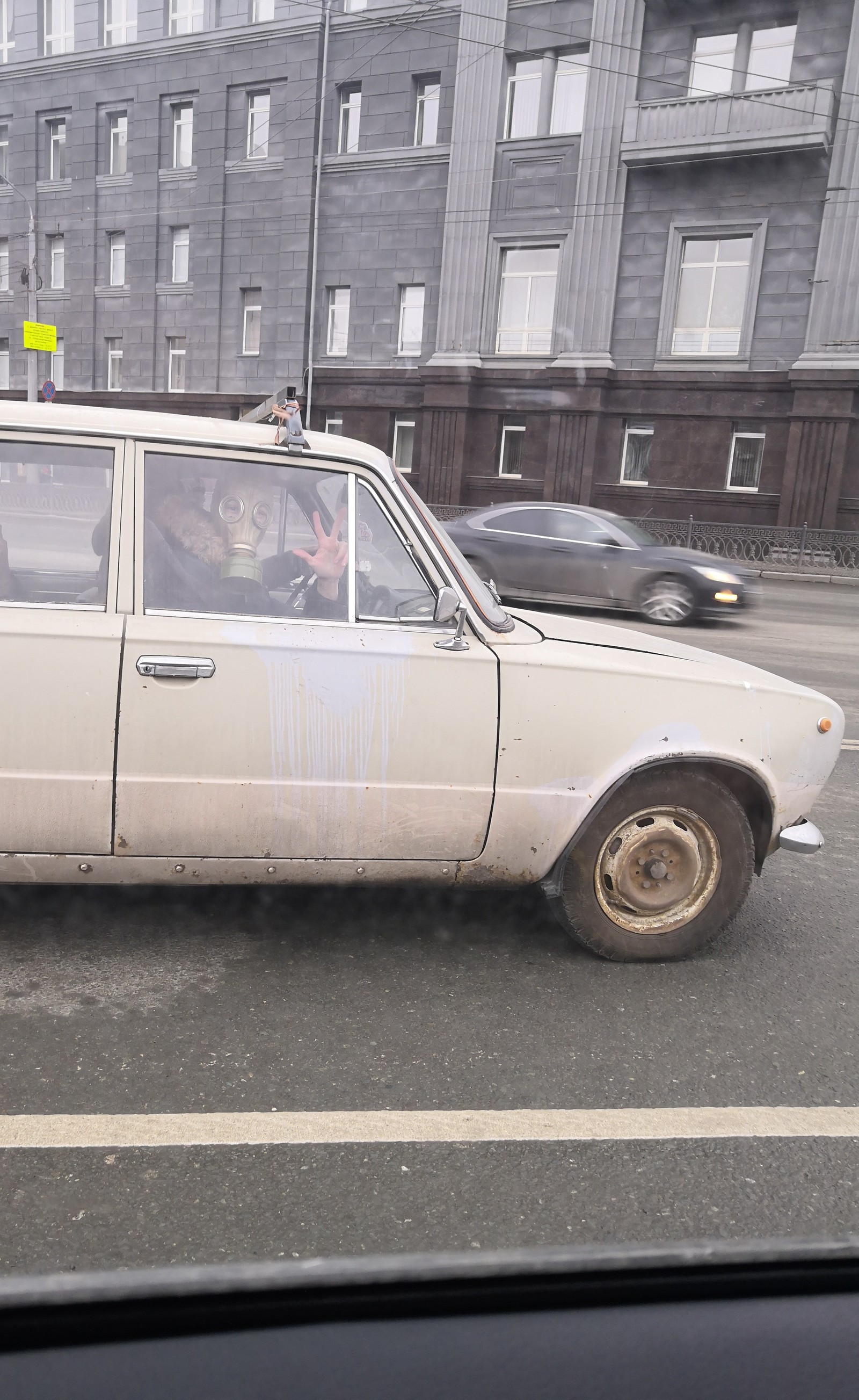 Harsh Chelyabinsk everyday life... - My, Chelyabinsk region, Chelyabinsk, Auto, Joke, Smog, Humor, Russia