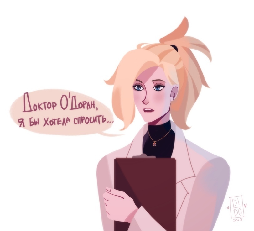 Damn anime people - Overwatch, Mercy, Moira, Comics, Games, Anime, Longpost