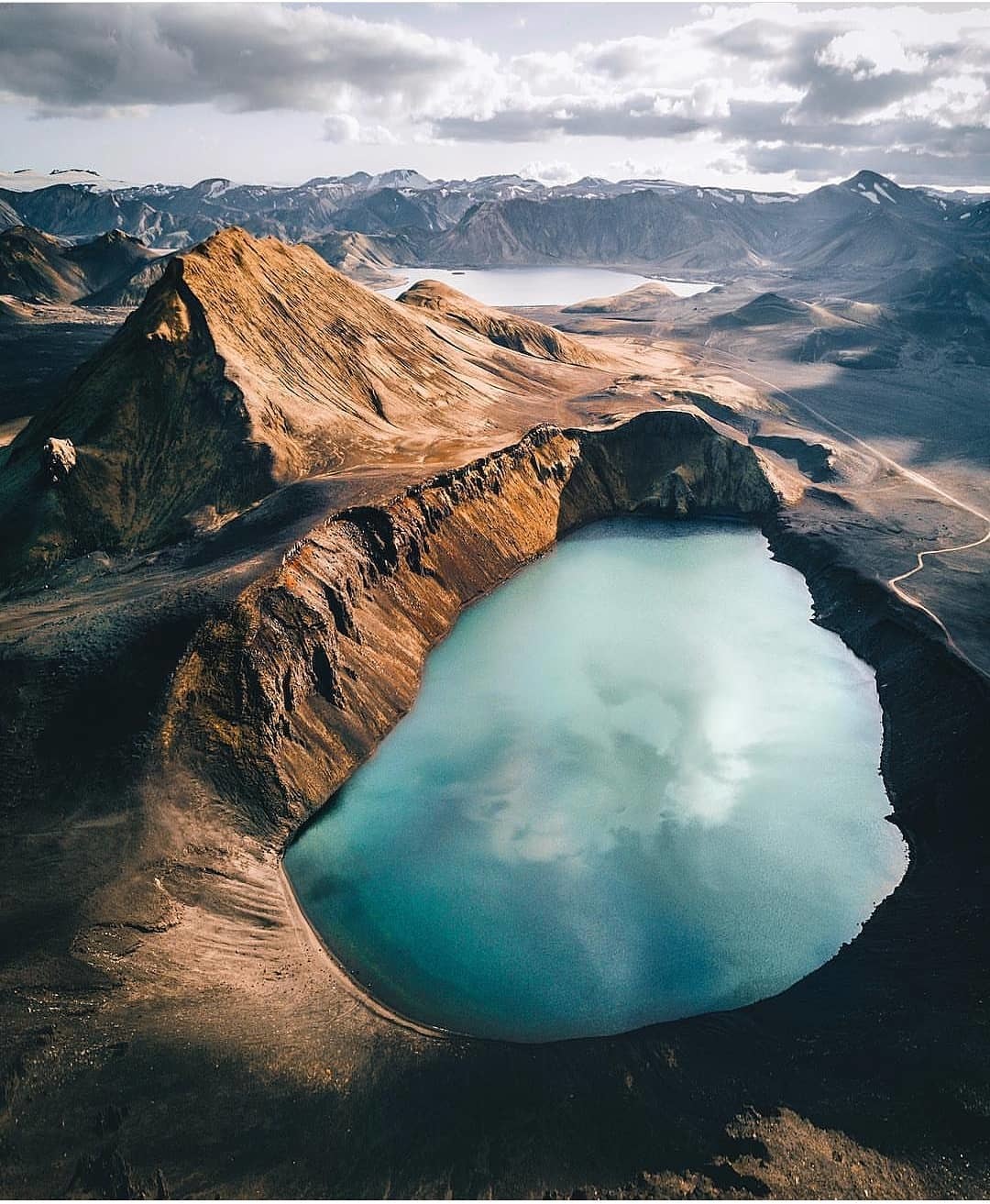 Ljtipollur Lake, Iceland - Iceland, Nature, Landscape, The photo