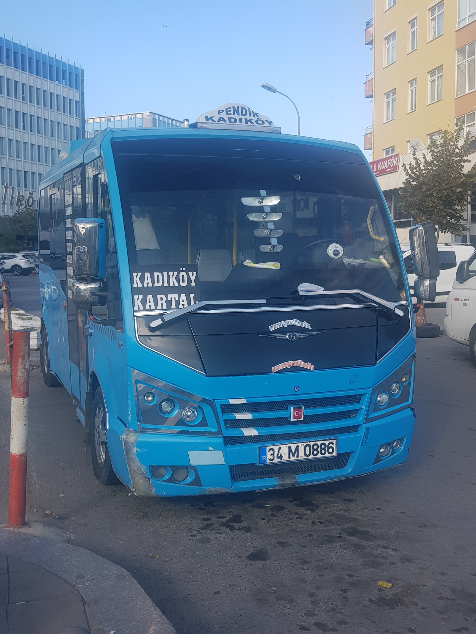 There are never too many mirrors! - My, Istanbul, Minibus, Tuning, Mirror